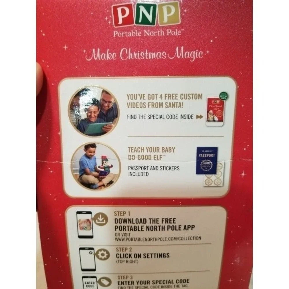 Portable North Pole PNP Posable Christmas‎ DO GOOD ELF Plush Doll